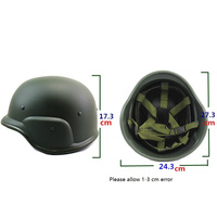 Casque de jeu tactique d'équipement de cyclisme de moto CS Motos de camouflage en plastique ABS