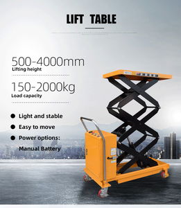 Chariot de <span class=keywords><strong>table</strong></span> élévatrice à ciseaux hydraulique à prix direct 150-2000 kg <span class=keywords><strong>Table</strong></span> élévatrice à ciseaux électrique <span class=keywords><strong>Table</strong></span> élévatrice à chariot à hauteur réglable - Product Image 6