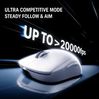 Mchose A7 V3 PRO/Ultra Tri Mode Wireless Gaming Mouse 54g Cangkang Paduan Magnesium Ringan PAW3950Ti 42000DPI 8K Polling Rate