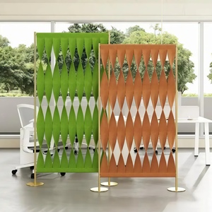Pannelli Acustici <span class=keywords><strong>Fonoassorbenti</strong></span> in Fibra di Poliestere, Divisori Autoportanti a 4 Pannelli per Ufficio - Product Image 6