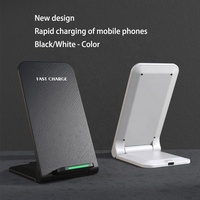 Cargador Inalámbrico Portátil Plegable de 15W para iPhone 15 Pro Max, Base de Carga Inalámbrica, Carga Rápida Móvil