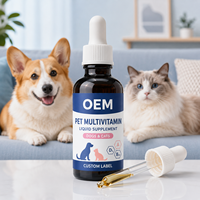 Fabricant de formules personnalisées de multivitamines liquides pour animaux de compagnie (chiens et chats) en marque privée