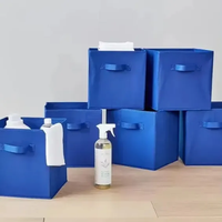 Étagère de rangement multifonctionnelle en forme de cube Boîte de rangement de vêtements en tissu pliable et pratique