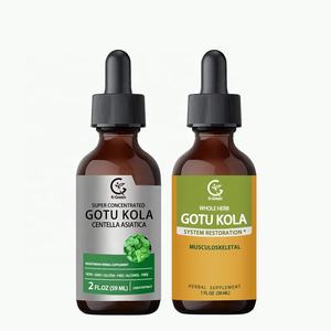 Vente en gros OEM Organique Gotu Kola Extrait liquide Centella Asiatica pour le système musculo-squelettique Soutien Supplément d'herbes - Product Image 1
