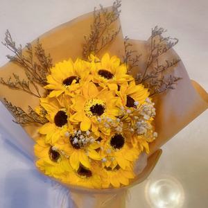 ของตกแต่งวันฮาโลวีน คริสต์มาส วันวาเลนไทน์ ดอกทานตะวันประดิษฐ์รักษ์โลก กล่องของขวัญการ์ตูน ช่อดอกไม้ - Product Image 6