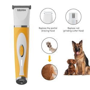 LILIPRO ZP-305 Kit de Toilettage Électrique 3-en-1 <span class=keywords><strong>pour</strong></span> Animaux, <span class=keywords><strong>Tondeuse</strong></span> Silencieuse <span class=keywords><strong>pour</strong></span> Chiens, Machine à Tondre Sans Fil, Lime à Griffes <span class=keywords><strong>pour</strong></span> Chats - Product Image 4