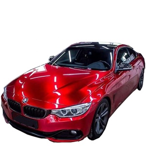 Chất lượng cao siêu siêu bóng màu đỏ Magma Kinh Tế xe bọc vinyl - Product Image 1