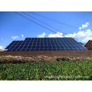 Sistema de Energía Solar de Silicio Monocristalino de 100-500KW, Montaje en Suelo, Uso Doméstico, Controlador MPPT, Origen Shanxi - Product Image 1