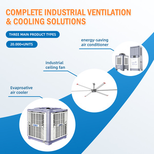 Không Khí Cầm Tay Cooler Kích Thước Lớn 25000 Lưu Lượng Không Khí Bay Hơi Fan Với Không Khí Duy Nhất Vent Tầng Thường Vụ Gắn - Product Image 4