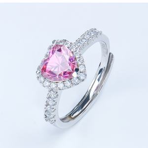 Anillo de Moissanita Personalizado con Plata S925, Forma Elegante, Color Moissanita - Product Image 2