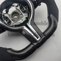 Volant de voiture en microsuède LED en fibre de carbone personnalisé en usine pour BMW Série 3 Série 5 F10 F20 F30 F90 F01 F02