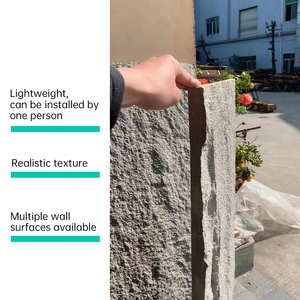 Tấm ốp tường giả đá thạch anh nhân tạo trang trí phong cách hiện đại, nhẹ, kiểu gạch giả cho khách sạn, với lớp phủ PU lớn dùng làm tường nền - Product Image 2