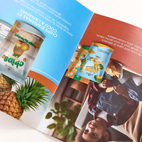 Catalogue de produits d'entreprise, impression personnalisée, brochure en papier couché