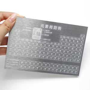 Tabla Periódica de Aluminio 150x100x8mm, Modelo de Enseñanza de Química para Estudiantes Escolares - Product Image 2