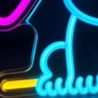 Enseigne néon 3D personnalisée pour animalerie, décoration murale LED néon personnalisée pour clinique vétérinaire et hôpital vétérinaire
