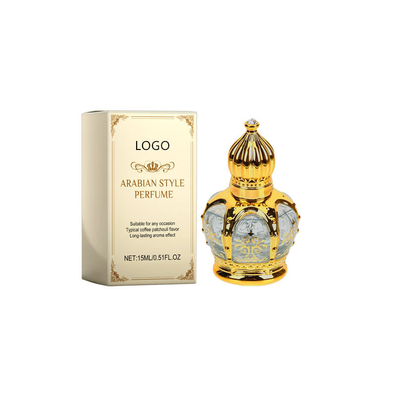 OEM Hot Selling Citrus Apple Fragrance Perfume in Golden Bottle