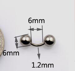 Gaby PA-Anillo de titanio para hombre y mujer, piercing de acero, fotos genitales - Product Image 5