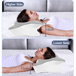 Wave Shape <b>Memory</b> <b>Foam</b> Pillow Cervical Neck Support Adjustable Sleep Comfortable Odorless Cooling Feature - Product Image 5