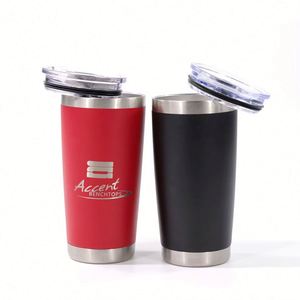 Promotion Stainless Steel <b>Camping</b> Car Coffee <b>Cups</b> Custom Logo Thank You Gifts Portable & Durable - Product Image 1