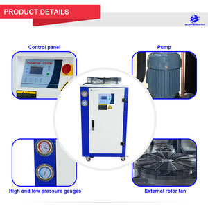 Pompe à eau à vis refroidie par air électrique automatique industrielle pour système de refroidissement centralisé de l'air Traitement anti-corrosion d'un an - Product Image 6