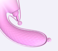 Vibromasseur multifréquence USB rechargeable, étanche IPX7, écologique, pour femme, stimulation du point G et du point C, propulsion télescopique pour auto-défense