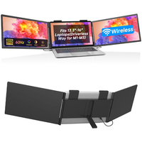 Écran portable double sans fil IPS Type-C de 14 pouces pour le travail à distance, avec design ultra-fin pour usage professionnel