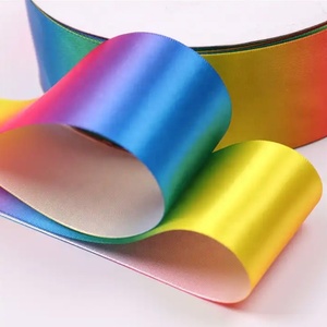 Bán Buôn Satin <span class=keywords><strong>Ribbon</strong></span> Gradient Ombre Tùy Chỉnh In Thăng Hoa <span class=keywords><strong>Polyester</strong></span> <span class=keywords><strong>Ribbon</strong></span> Cầu Vồng 100% <span class=keywords><strong>Polyester</strong></span> <span class=keywords><strong>Ribbon</strong></span> - Product Image 4