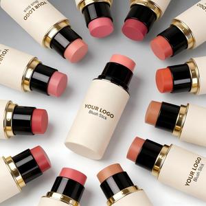 Maquillage pour le visage, logo personnalisé OEM, pigmentateur, surligneur, contour, blush pour les joues, marque privée, 14 couleurs, stick de blush crème, usine cosmétique ODM - Product Image 2