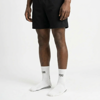 Chaussettes de sport personnalisées en gros avec logo, chaussettes montantes tricotées antidérapantes pour la course et le football