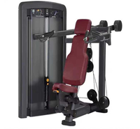 Machine à presser les épaules assise à charge libre pour l'entraînement des muscles du dos, des bras et des déliquoïdes - Équipement de gym commercial durable et sûr