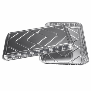 Plateau rectangulaire jetable en aluminium extra-large et épaissi pour aliments, vaisselle, fruits, plateau de fête, Chine - Product Image 1