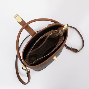 Fashionable PU Leather Ladies' Bucket Bag. 2025 New Model of High-end Luxury Brand Designer <b>Handbag</b>.0866 - Product Image 2