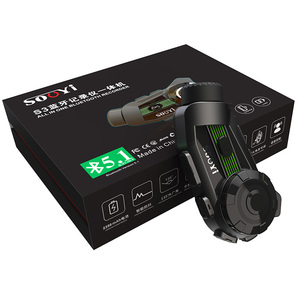 Auriculares Bluetooth Impermeables para Casco de Motocicleta <span class=keywords><strong>con</strong></span> Cámara Grabadora Wifi 2K al Mejor Precio - Product Image 3