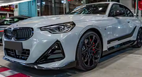 Pare-chocs avant de voiture de haute qualité adapté à la BMW série 2 deux portes G42 en Fiber de carbone sèche Style MP lèvre avant