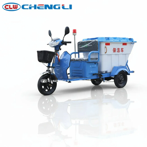 Tricycle électrique sanitaire 500L anti-retournement avec caméra de recul HD et longue autonomie pour le nettoyage urbain et l'hygiène municipale - Product Image 4