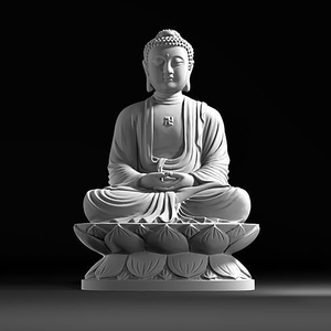 <strong>3d</strong> <strong>Printing</strong> Sla/sls ABS/Resin Sitting Zen Buddha <strong>Humanoid</strong> Religious Samathi Statue Buddha Statue Home Garden Outdoor Decoration - Product Image 3