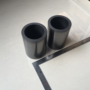 Creusets en graphite de forme mince et longue, polis, résistants aux hautes températures, haute résistance et densité, pour la fusion expérimentale - Product Image 2