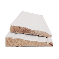 Vente en gros au Vietnam de plinthes moulées en pin blanc imperméable et bon marché pour décoration intérieure moderne
