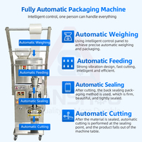 New Vertical Multifunctional Automatic Weighing Sealing Tea Bag Sugar Pouch Food Sachet Packing Machine for Small Business
