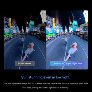 กล้องแอคชั่นพาโนรามา 8K |   ดีเจไอ ออสโม 360,เซ็นเซอร์ CMOS และระบบกันสั่นภาพสำหรับการดำน้ำ ขี่มอเตอร์ไซค์ และเล่นสกี - Product Image 3
