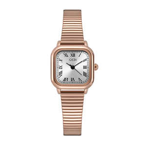 Montre pour femme de style rétro, montre à quartz carrée en alliage créatif, étanche - Product Image 4