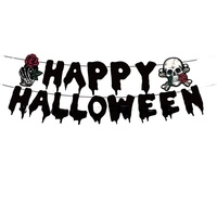 Ensemble de vaisselle Halloween Horror Party Decoration Day Thème squelette Décorations de table Halloween Party