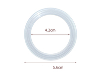 Joint d'étanchéité en silicone résistant aux hautes températures de 51 mm pour machine à café express et cafetière