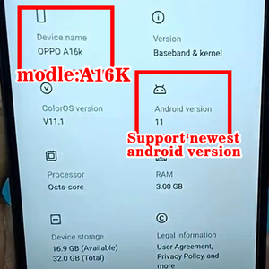 Pantalla táctil lcd para teléfono móvil, venta al por mayor, para oppo a16k - Product Image 2