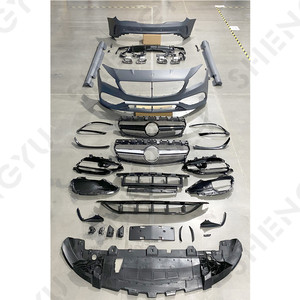 Convient pour Benz CLA W117 2014-2019 mise à niveau vers le modèle CLA45 <span class=keywords><strong>AMG</strong></span> avec pare-chocs avant et arrière et calandre et jupe latérale - Product Image 1