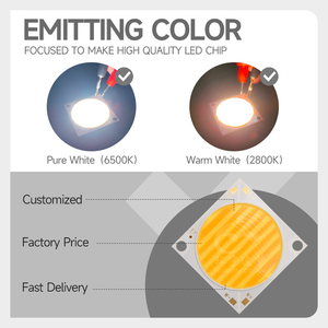 Kép màu 3835 COB LED cao cri95 + Công suất cao 108W * 2 150W * 2 54-57V LED COB Chip - Product Image 4