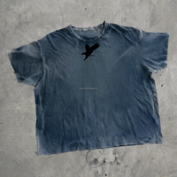 T-shirts vintage en gros pour homme – T-shirt en coton de haute qualité effet délavé soleil, personnalisable, style streetwear, vintage, délavé à l'acide