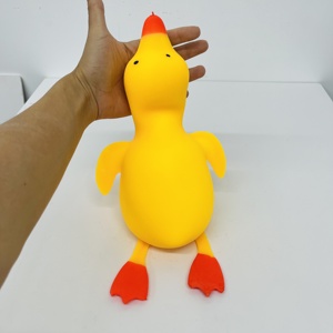 Entrepôt USA – Jouet Squishy Canard Géant Jaune et Blanc Réaliste 36*16.5cm – Balle Sensorielle Anti-Stress Grande Taille - Product Image 5