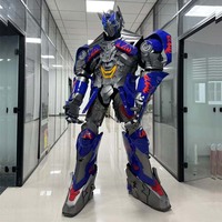 Costume de robot humanoïde marchable avec pieds sur échasses stables, idéal pour les spectacles sur scène et les événements commerciaux