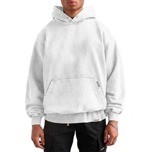 เสื้อฮู้ดดี้ปักลายสไตล์วินเทจ ปี 2026 ผ้าฟลีซคอตตอน 100% หนานุ่ม ใส่สบายสำหรับผู้ชาย ไซส์ใหญ่พิเศษ เหมาะสำหรับฤดูหนาว - Product Image 1